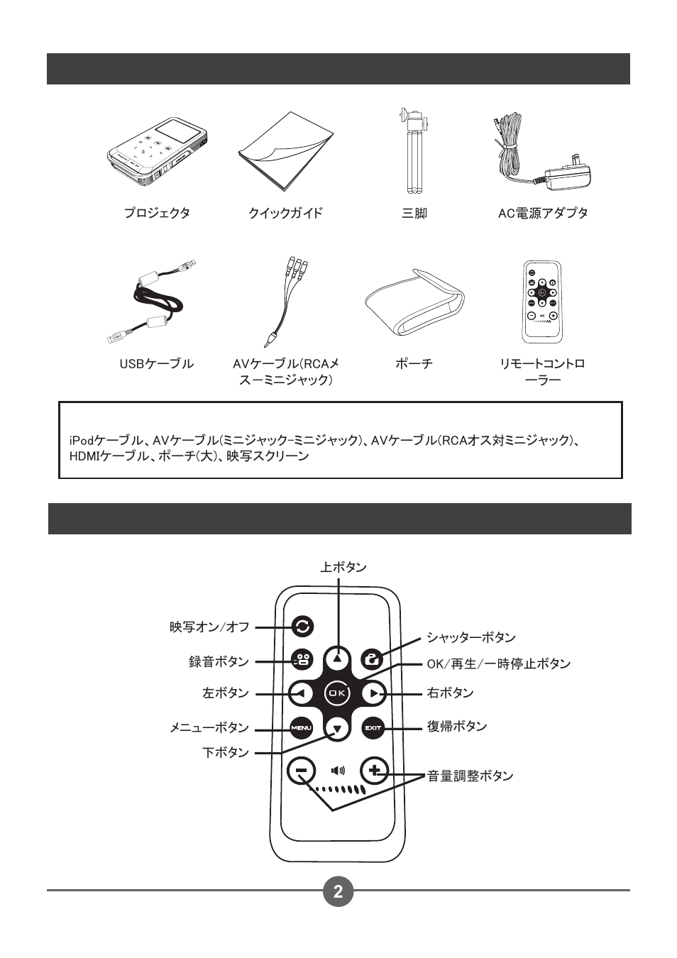 パッケージ内容 リモートコントローラー | AIPTEK PocketCinema Z20 User Manual | Page 330 / 380