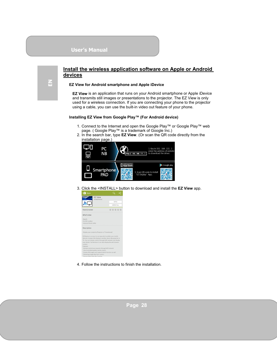 AIPTEK PocketCinema V150W User Manual | Page 28 / 180