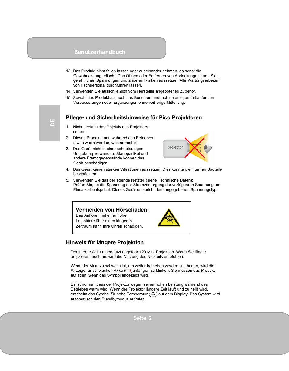 AIPTEK PocketCinema V150W User Manual | Page 38 / 180