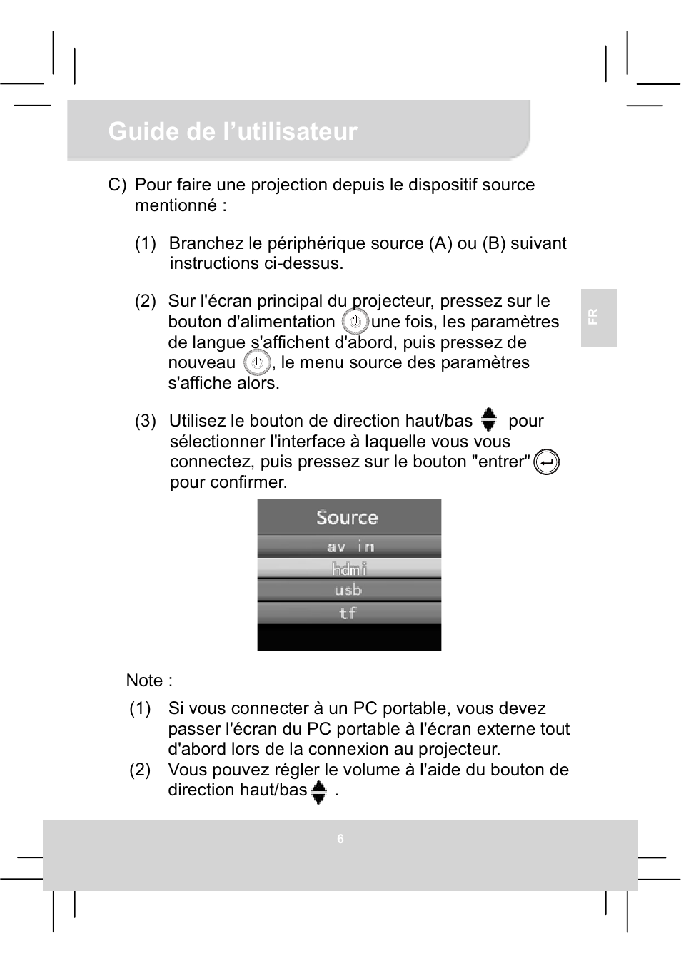 Guide de l’utilisateur | AIPTEK MobileCinema Q20 User Manual | Page 29 / 71