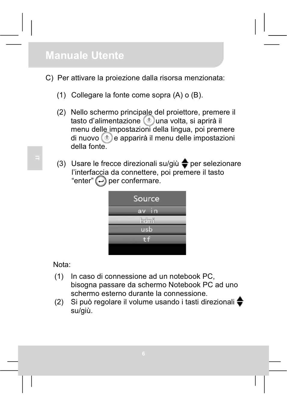 Manuale utente | AIPTEK MobileCinema Q20 User Manual | Page 38 / 71