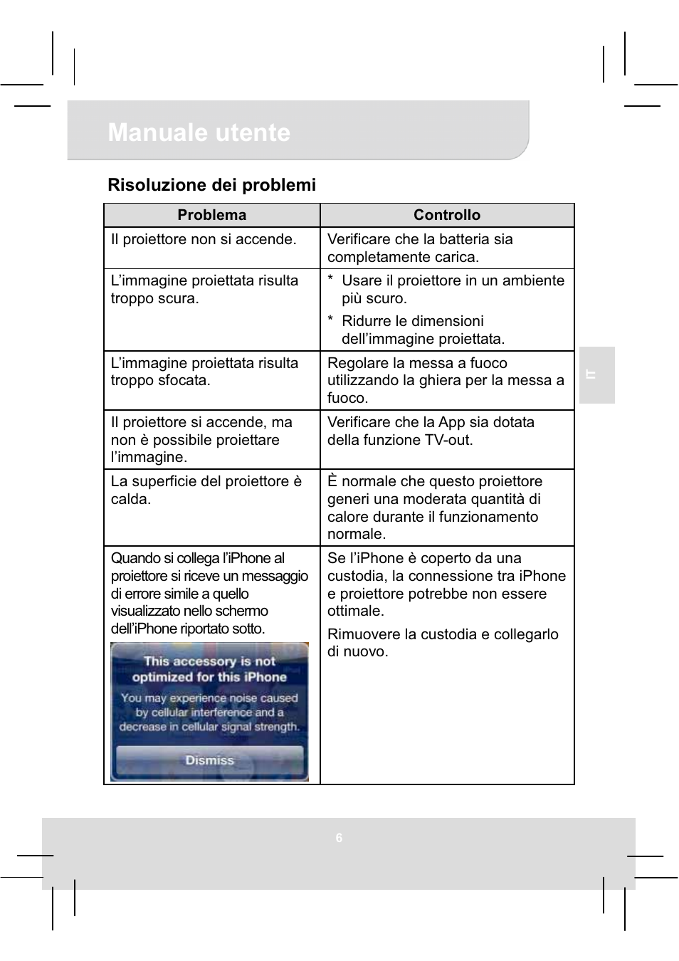Manuale utente | AIPTEK MobileCinema i20 User Manual | Page 29 / 65