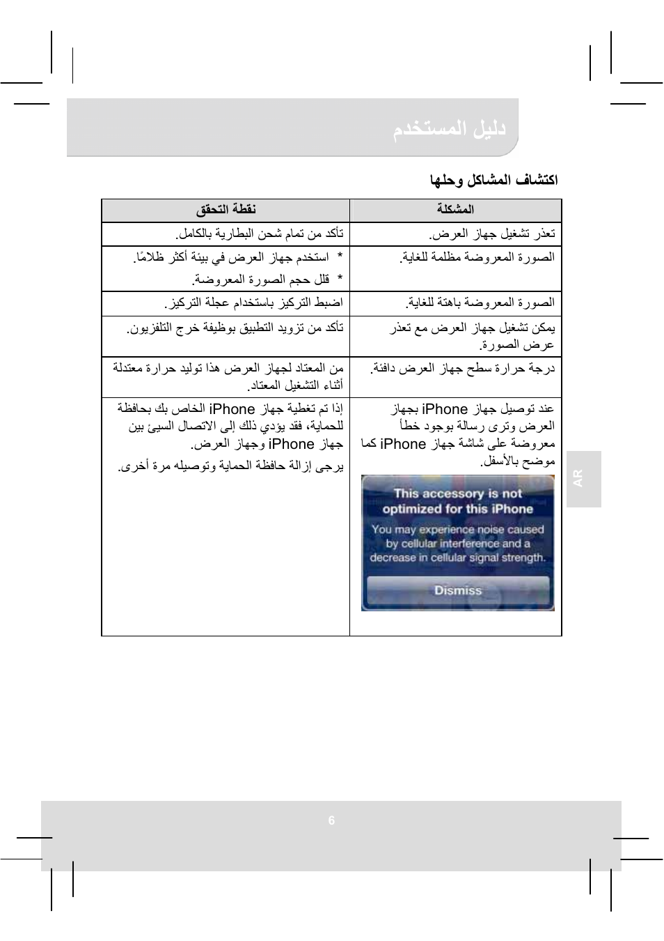 Ϡϊψθδϥϟ΍ ϟθϟω | AIPTEK MobileCinema i20 User Manual | Page 41 / 65