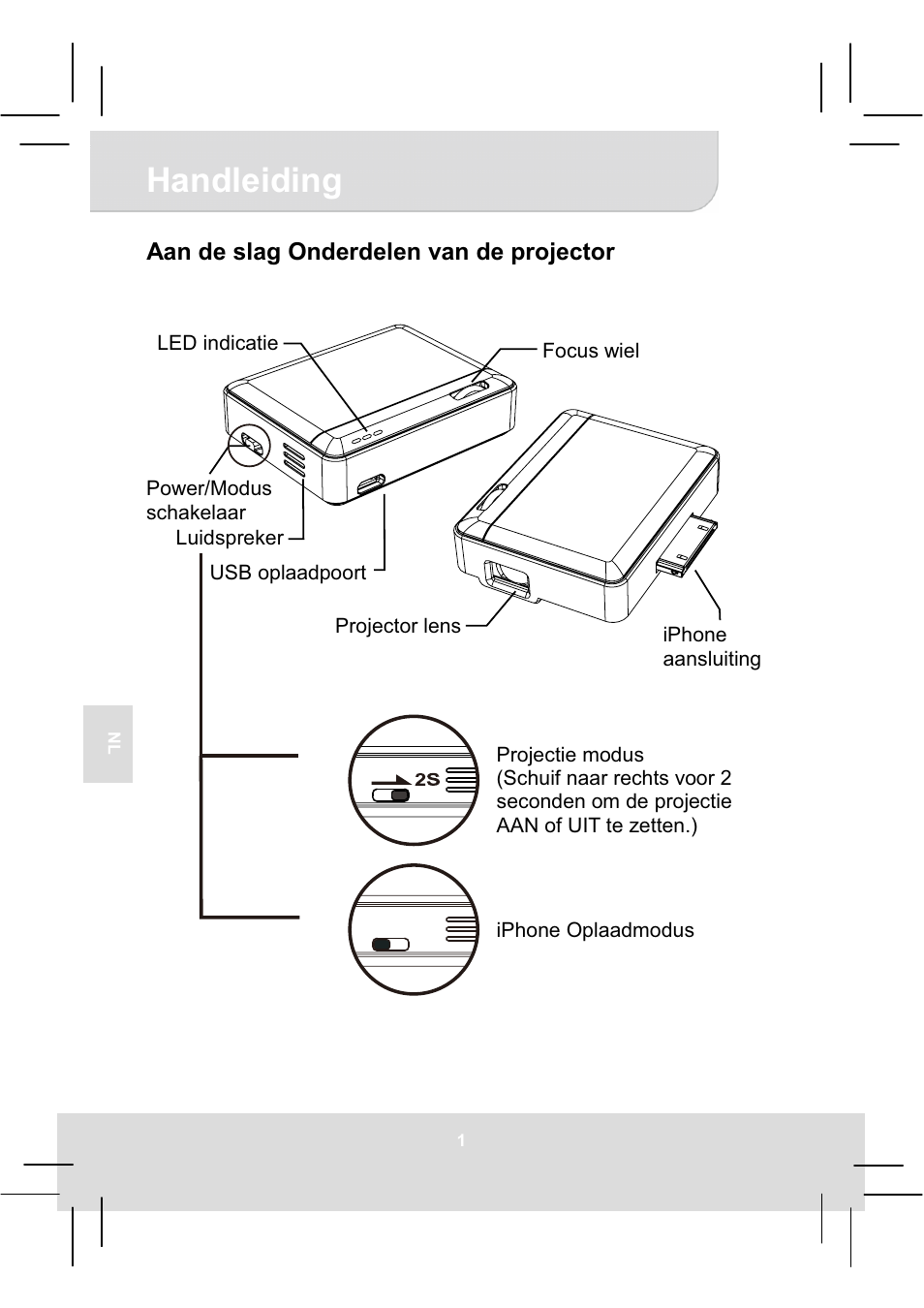 Handleiding | AIPTEK MobileCinema i20 User Manual | Page 42 / 65