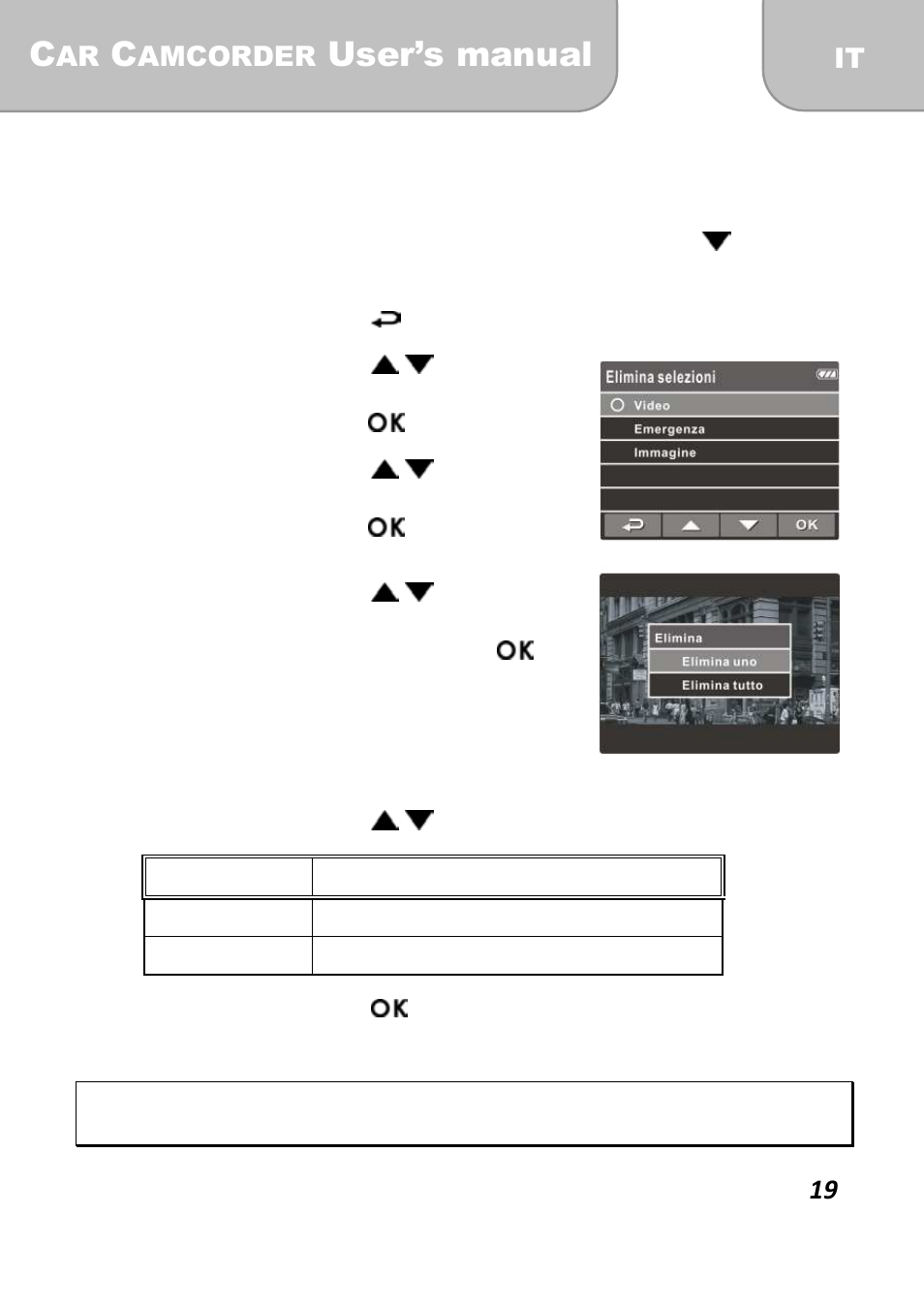 User’s manual, 4 eliminazione dei file | AIPTEK X-mini User Manual | Page 103 / 192