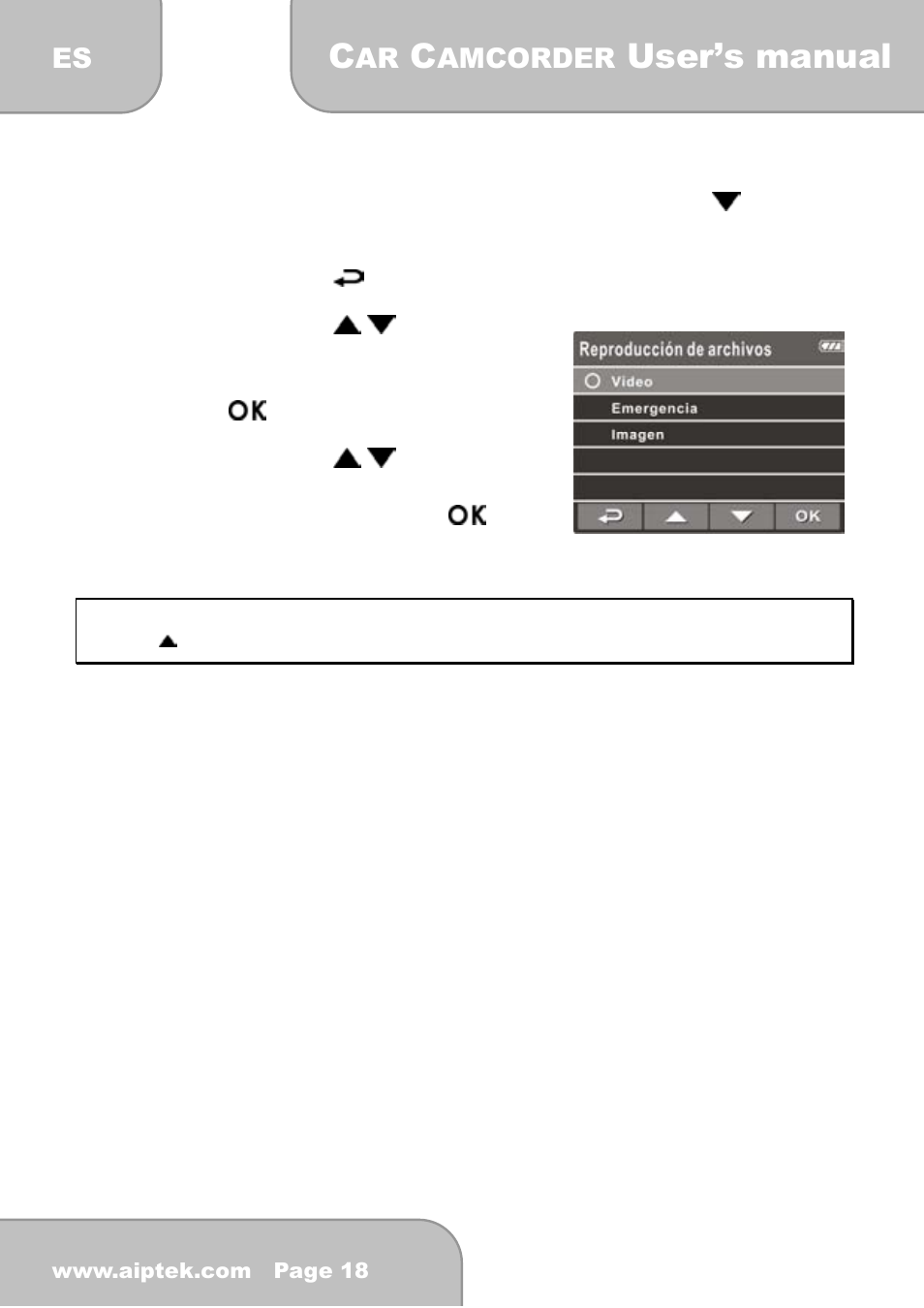 2 reproducir vídeos e imágenes, User’s manual | AIPTEK X-mini User Manual | Page 127 / 192