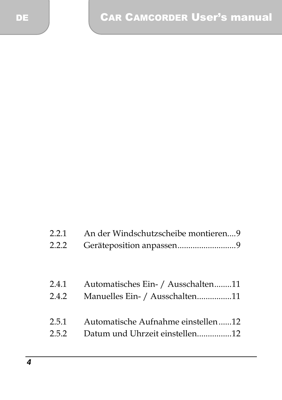 Inhalt | AIPTEK X-mini User Manual | Page 32 / 192