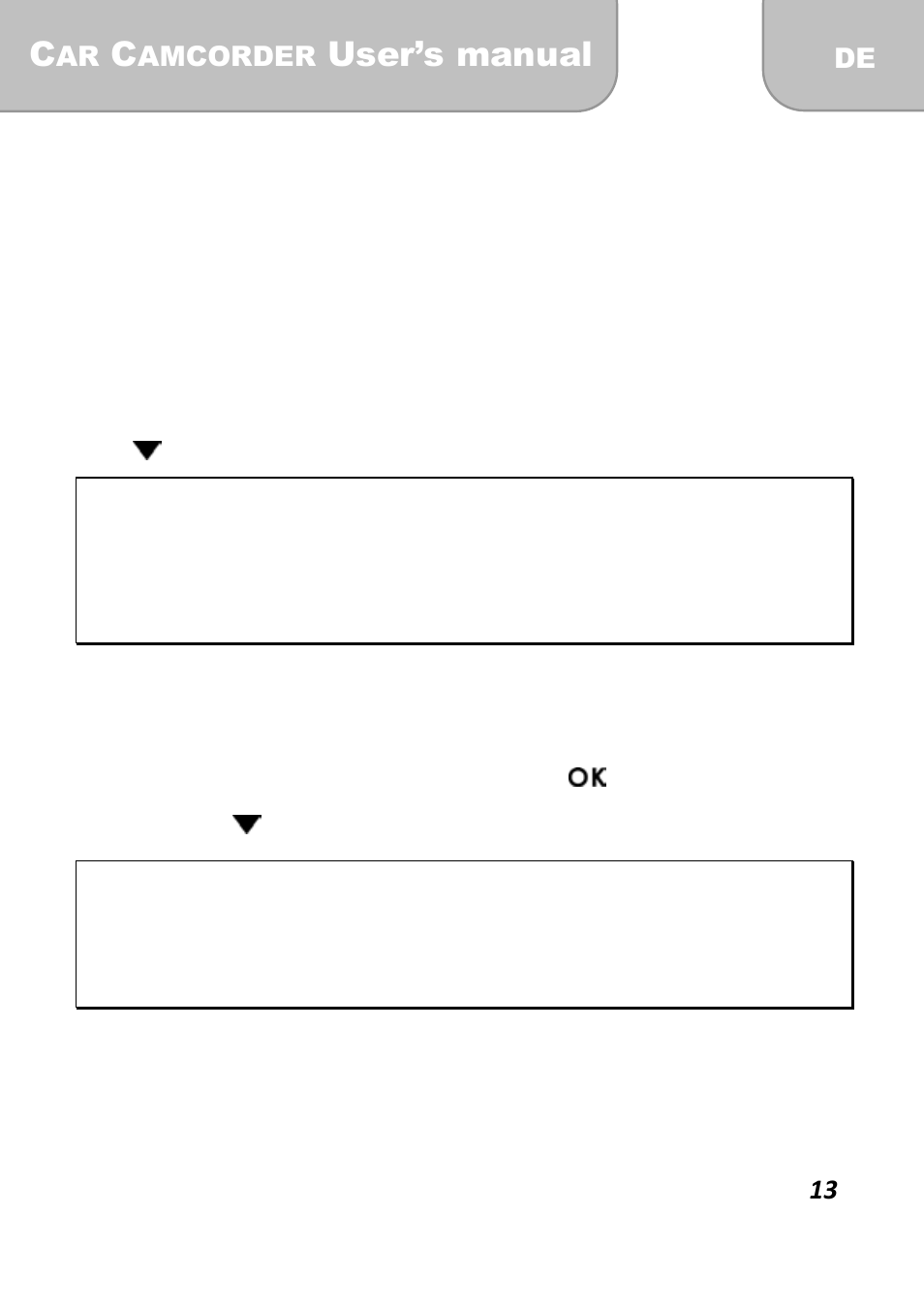 3 fahrzeugrekorder verwenden, User’s manual, 2 sonstige videotypen aufnehmen | AIPTEK X-mini User Manual | Page 41 / 192