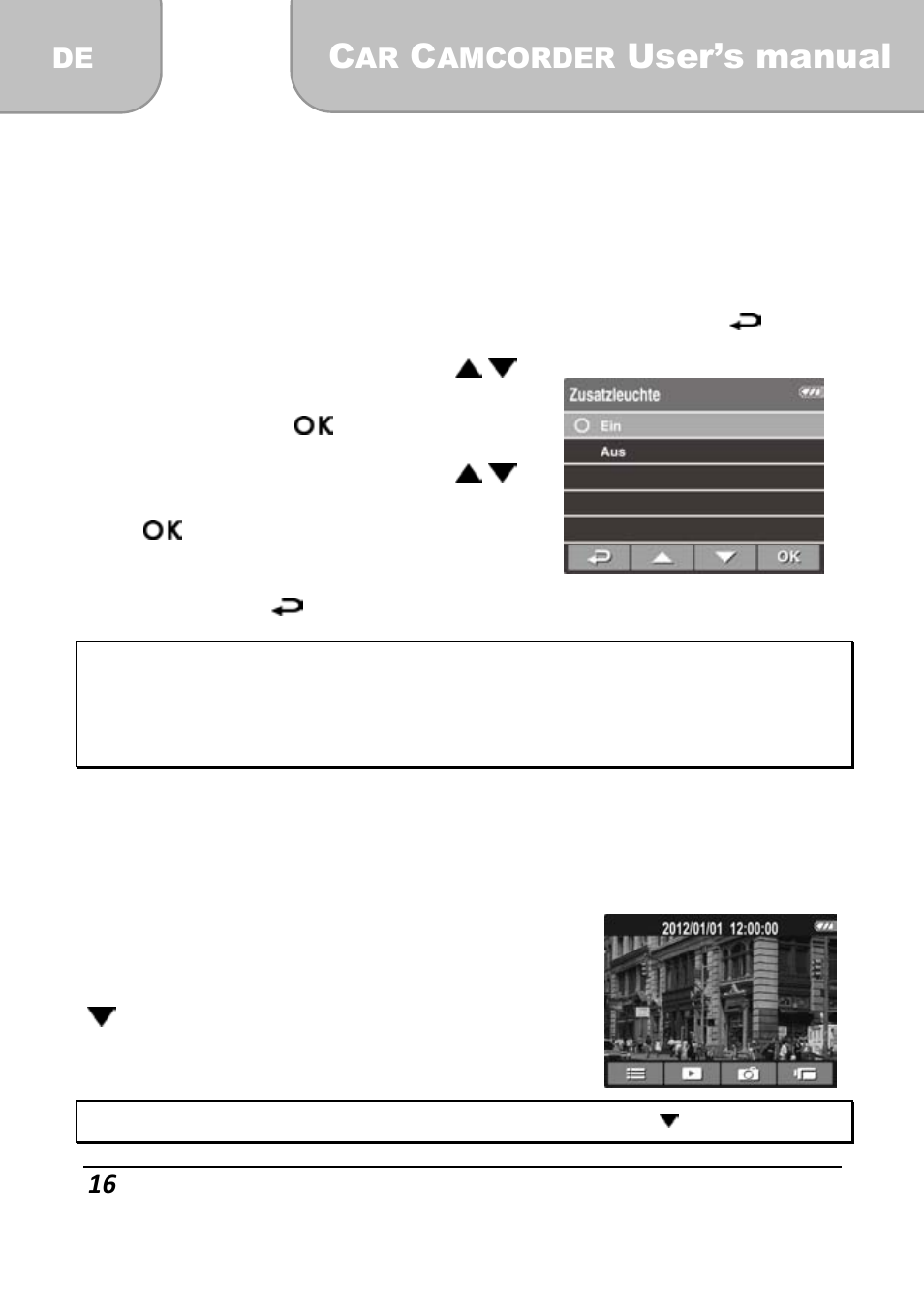 User’s manual, 5 led-licht verwenden, 6 schnappschuss aufnehmen | AIPTEK X-mini User Manual | Page 44 / 192