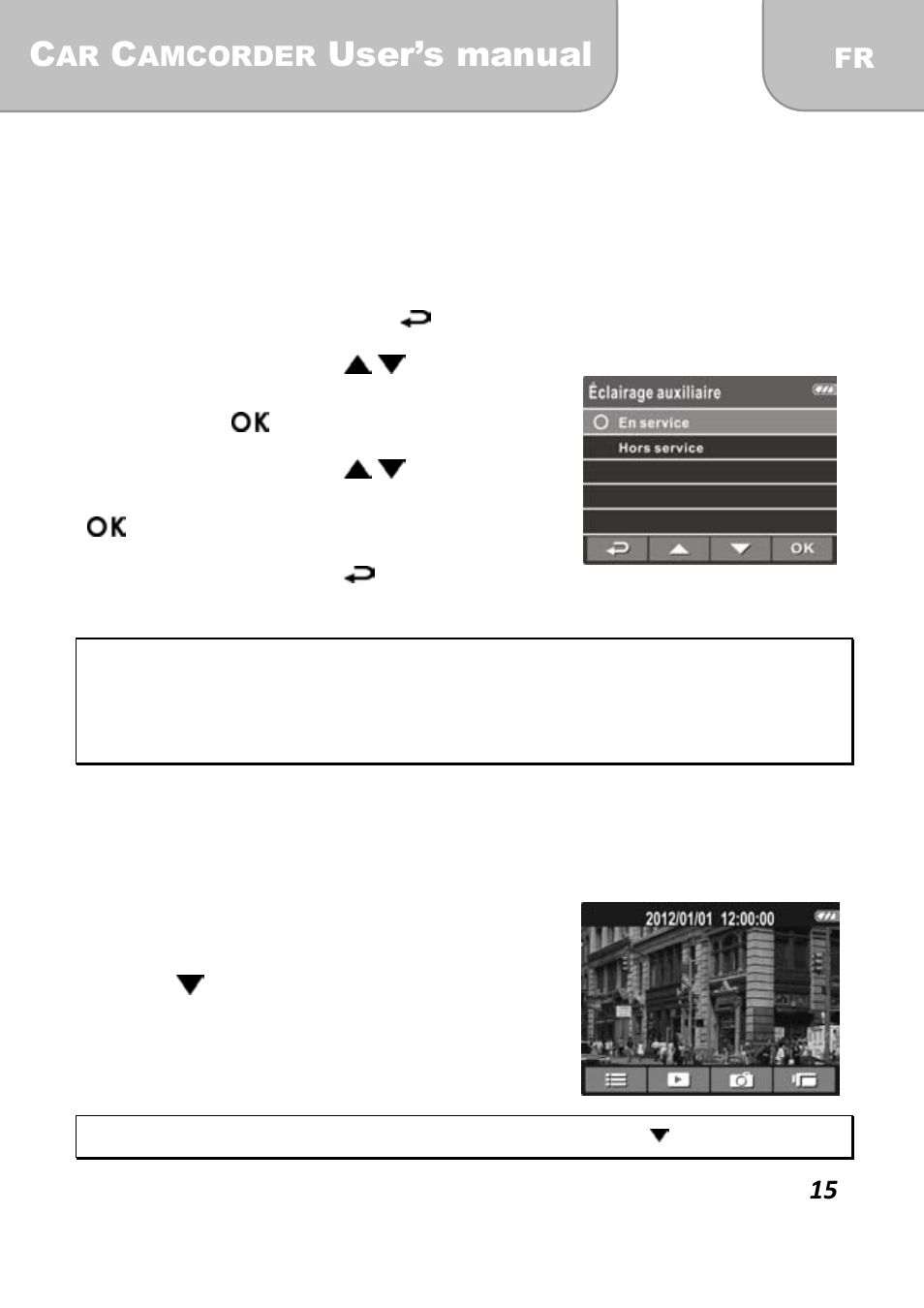 User’s manual, 5 utiliser l’éclairage led, 6 prendre des photos | AIPTEK X-mini User Manual | Page 72 / 192