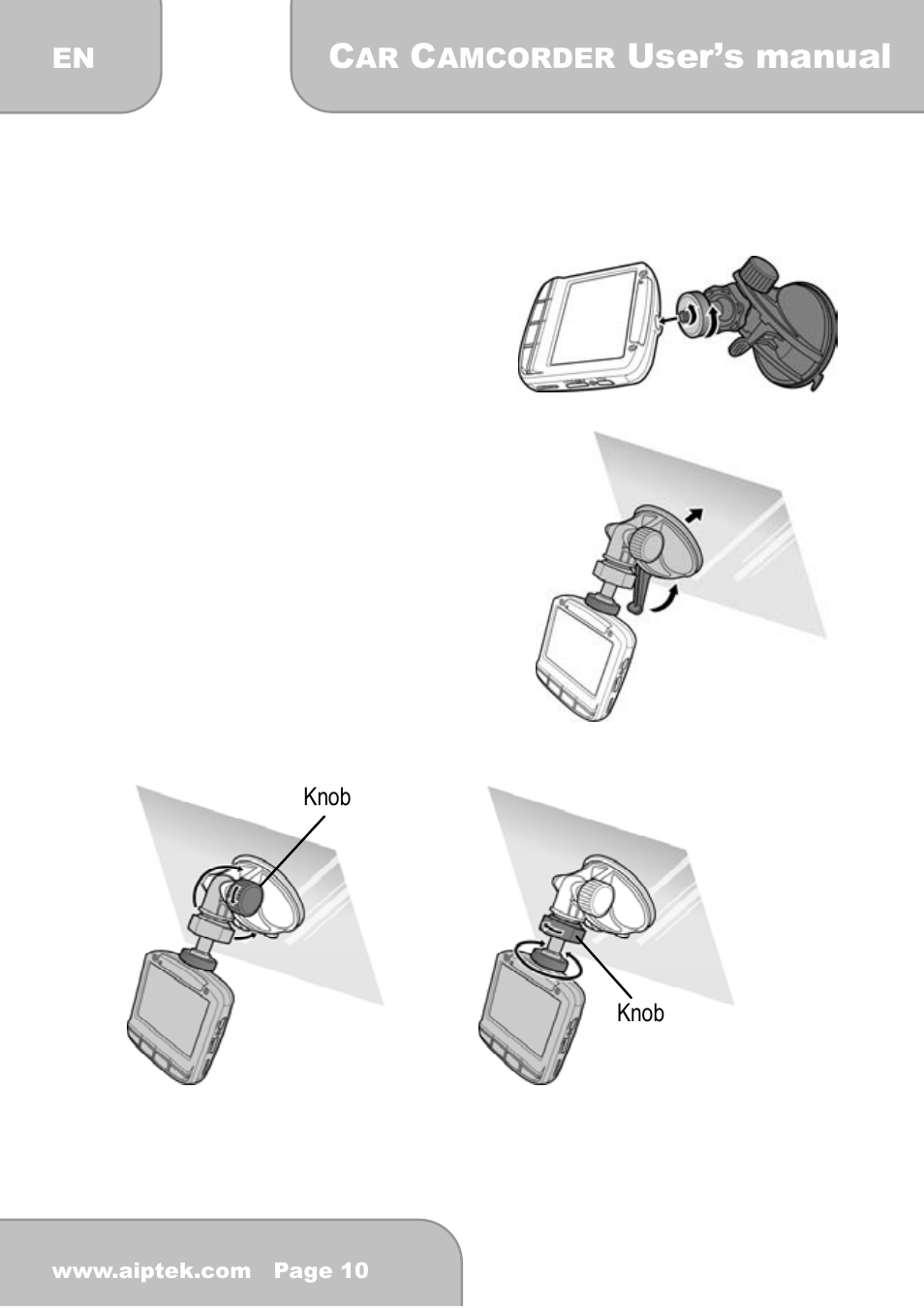 2 installing in vehicles, User’s manual | AIPTEK X-mini User Manual | Page 9 / 192
