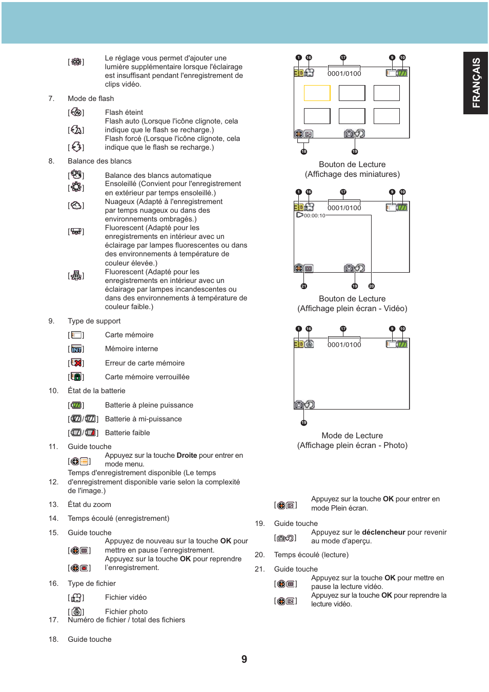 Français | AIPTEK Aiptek3D iH3 User Manual | Page 41 / 64