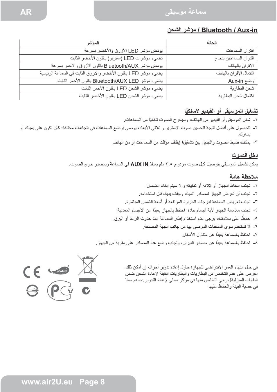 AIPTEK E30 User Manual | Page 9 / 18