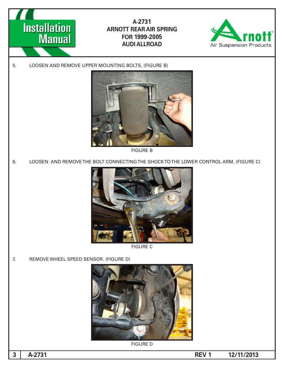 Air Suspension A-2731 REV 1 User Manual | Page 3 / 9