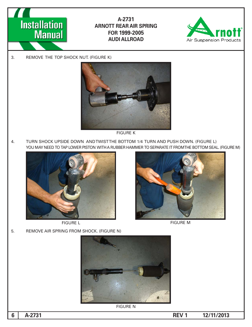 Air Suspension A-2731 REV 1 User Manual | Page 6 / 9