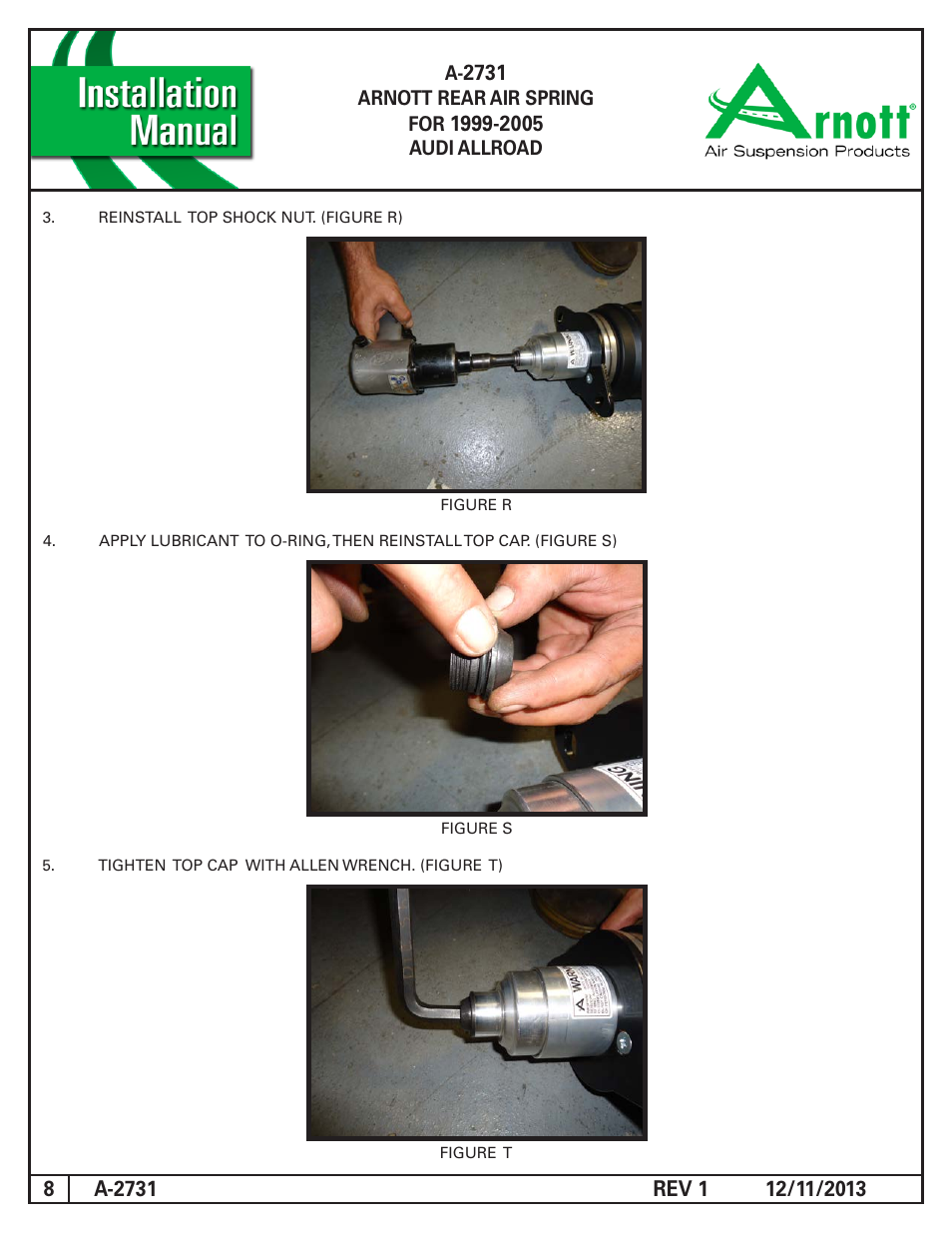 Air Suspension A-2731 REV 1 User Manual | Page 8 / 9