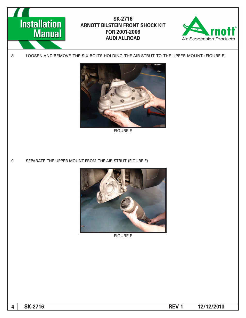 Air Suspension SK-2716 REV 1 User Manual | Page 4 / 6