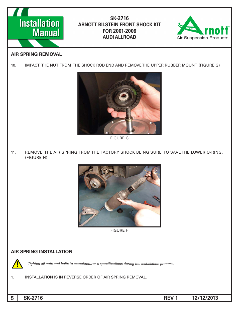 Air Suspension SK-2716 REV 1 User Manual | Page 5 / 6