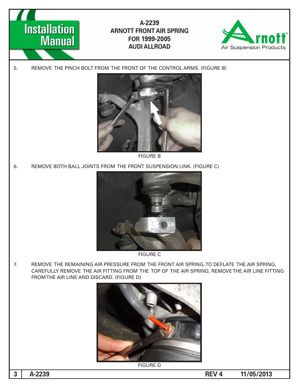 Air Suspension A-2239 REV 4 User Manual | Page 3 / 7