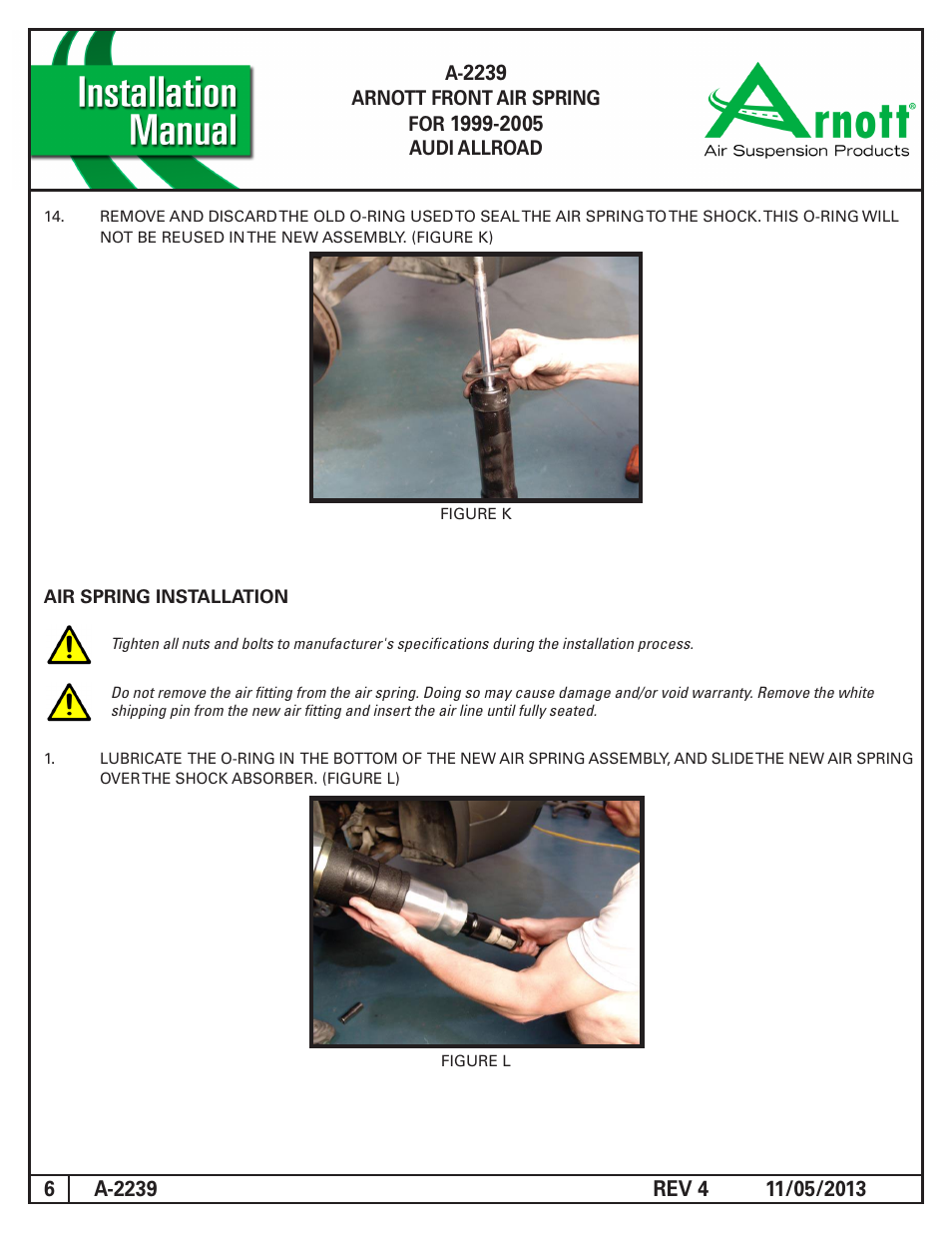 Air Suspension A-2239 REV 4 User Manual | Page 6 / 7