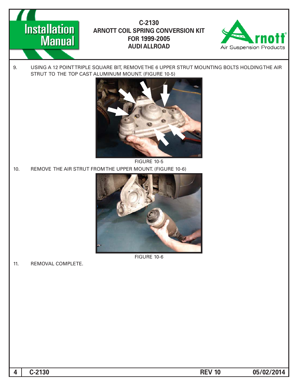 Air Suspension C-2130 REV 10 User Manual | Page 4 / 13