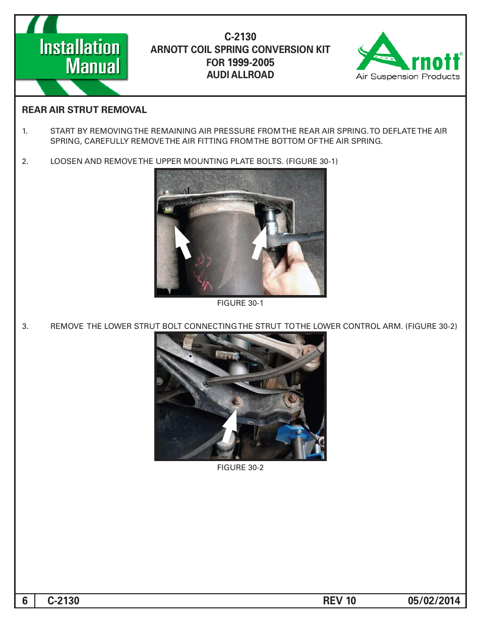 Air Suspension C-2130 REV 10 User Manual | Page 6 / 13