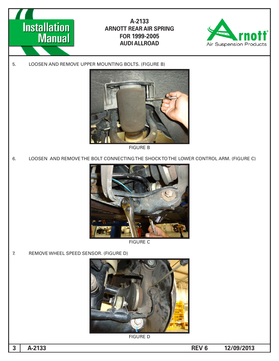 Air Suspension A-2133 REV 6 User Manual | Page 3 / 9