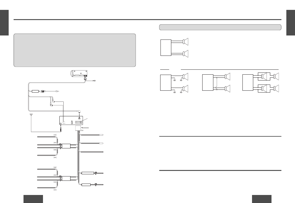 Speaker connections, Fuse, Maintenance | Electrical connections, Wiring diagram | Panasonic CQ-RG133W User Manual | Page 10 / 23