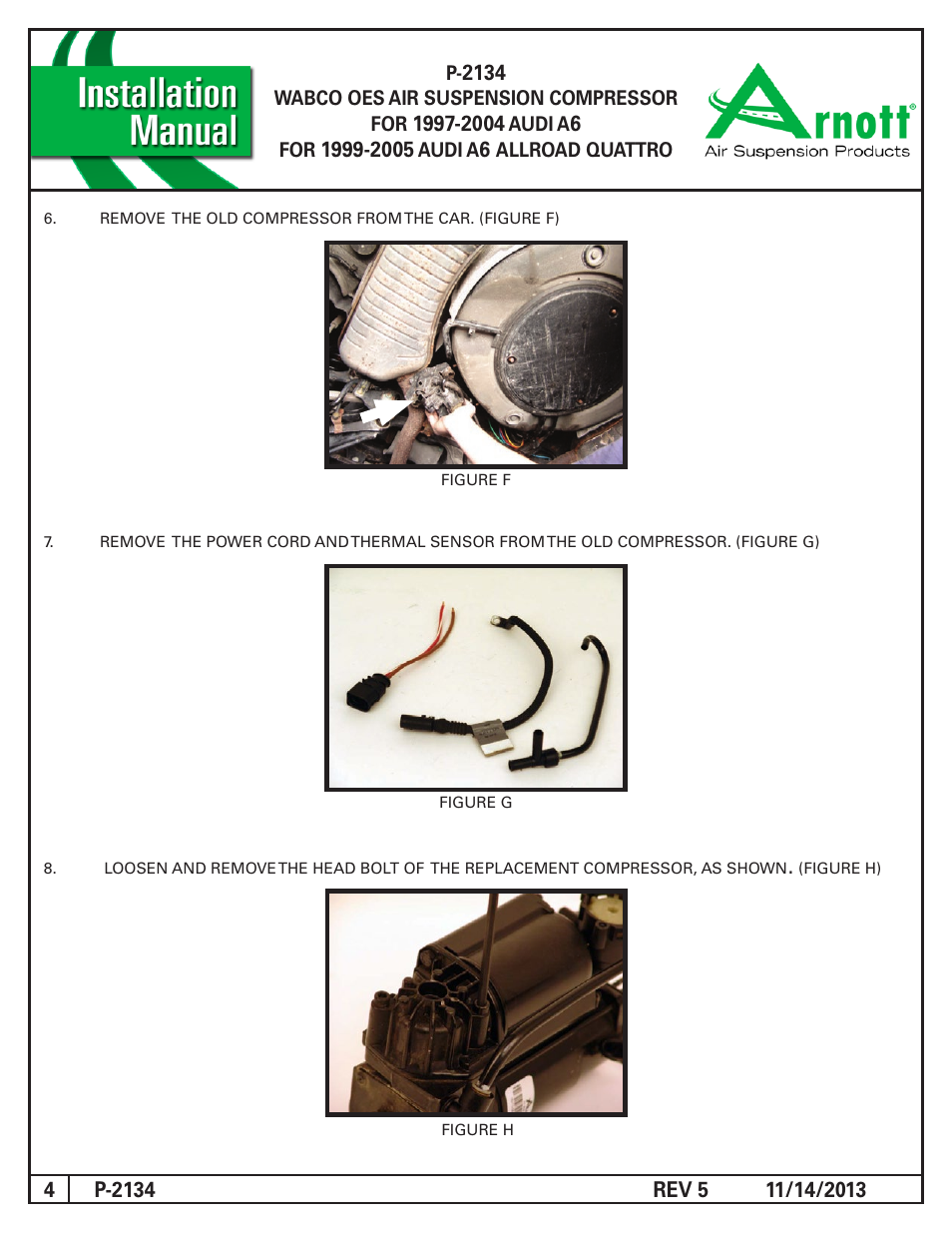 Air Suspension P-2134 REV 5 User Manual | Page 4 / 6