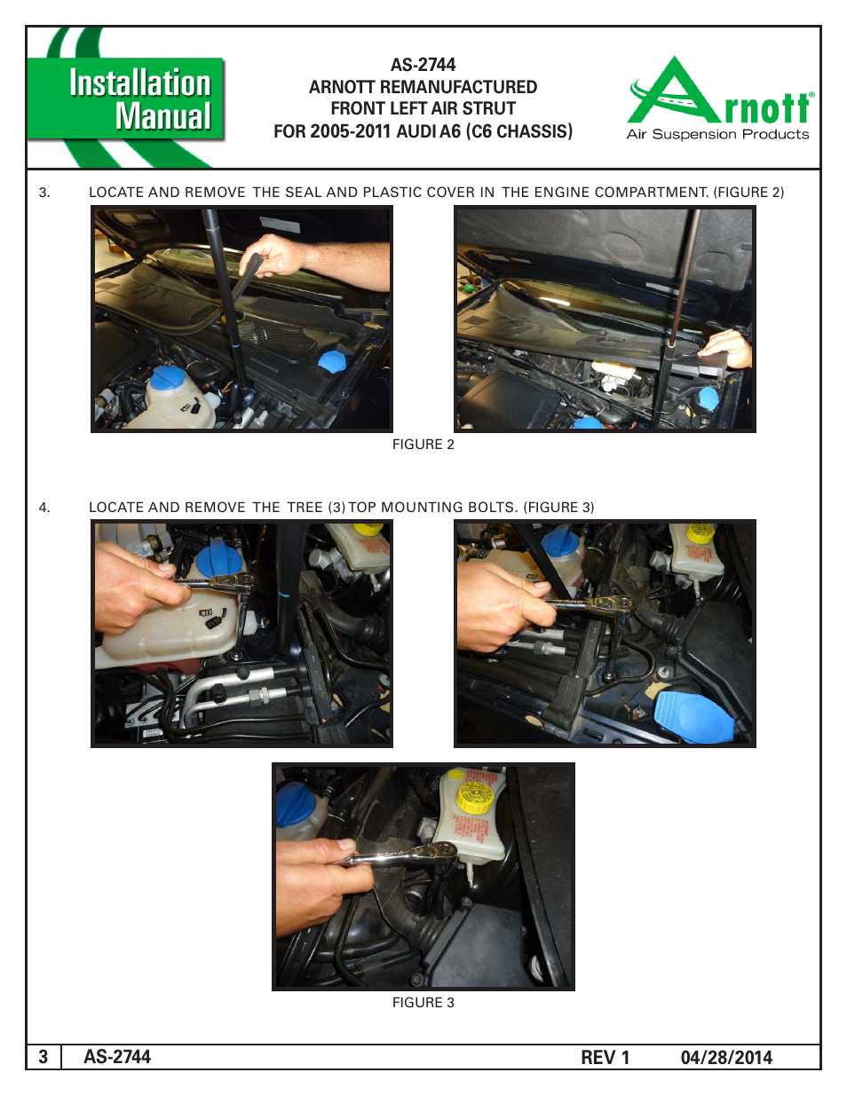Air Suspension AS-2744 REV 1 User Manual | Page 3 / 6