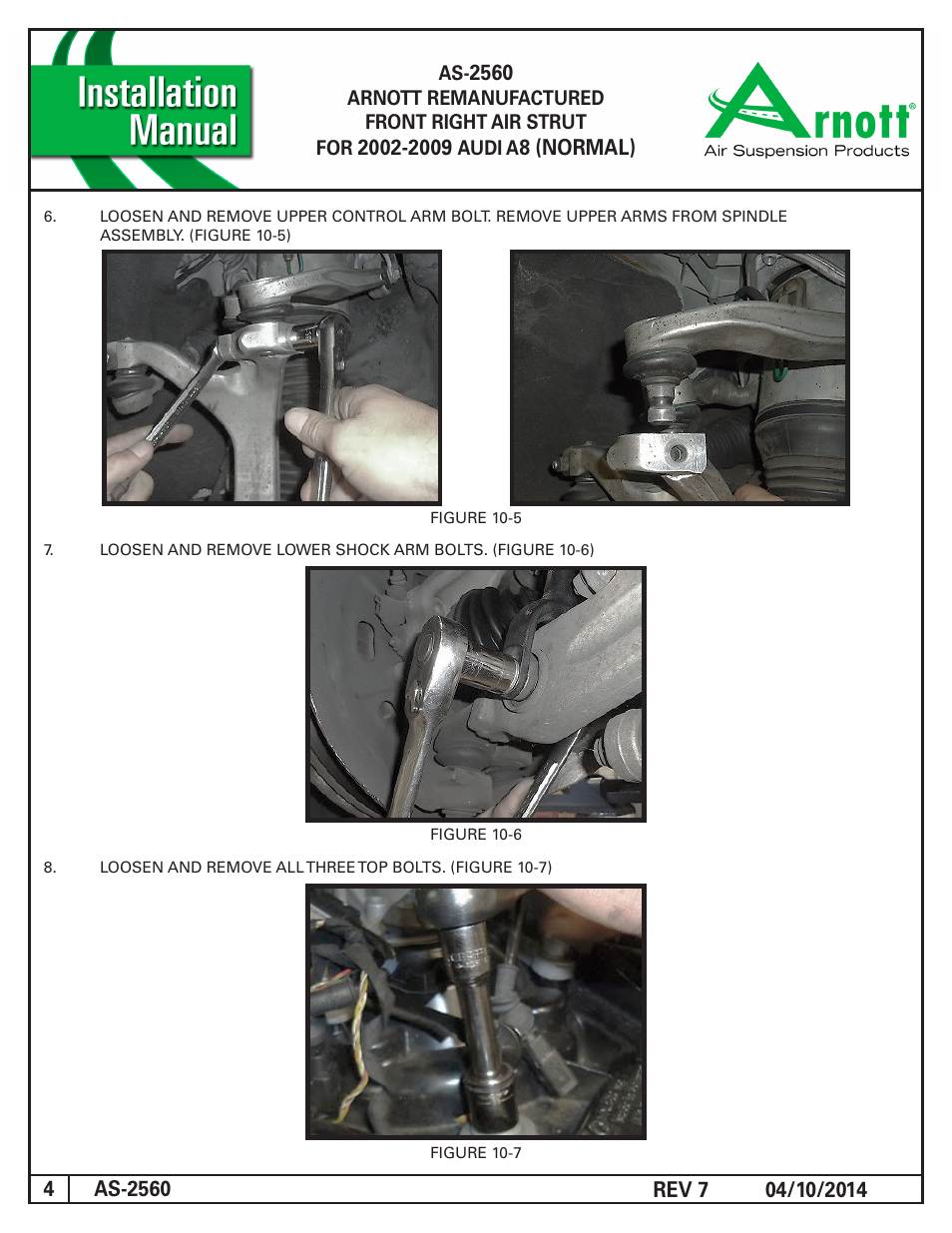 Air Suspension AS-2560 REV 7_W CORE TOP User Manual | Page 4 / 6