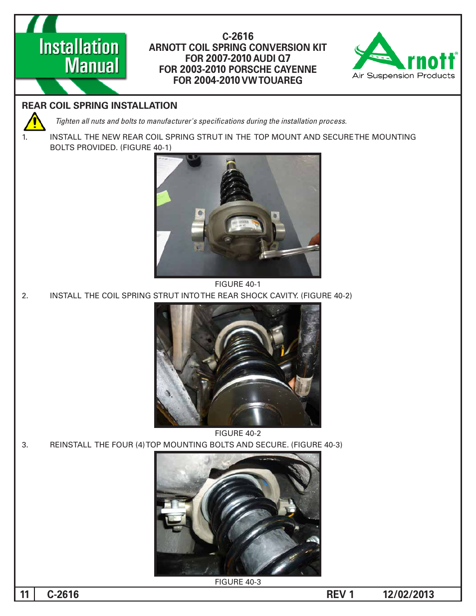 Air Suspension C-2616 REV 1 User Manual | Page 11 / 15