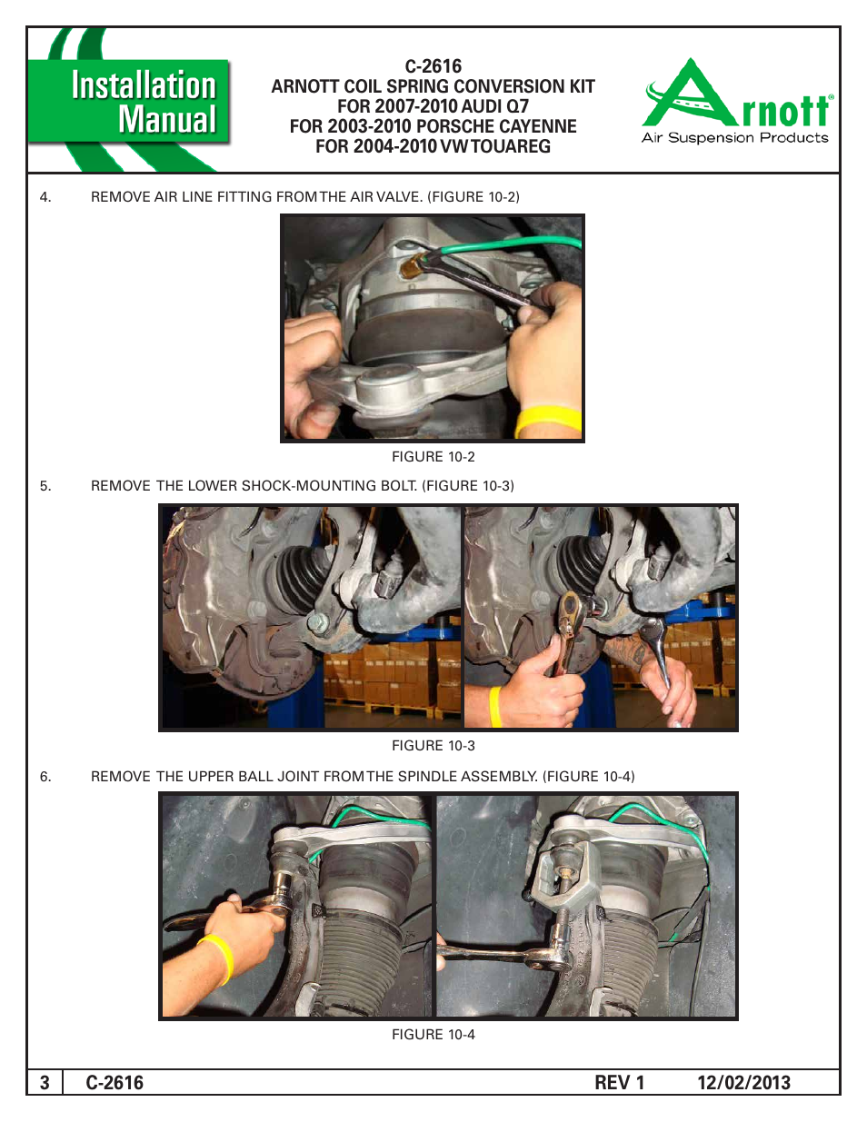 Air Suspension C-2616 REV 1 User Manual | Page 3 / 15