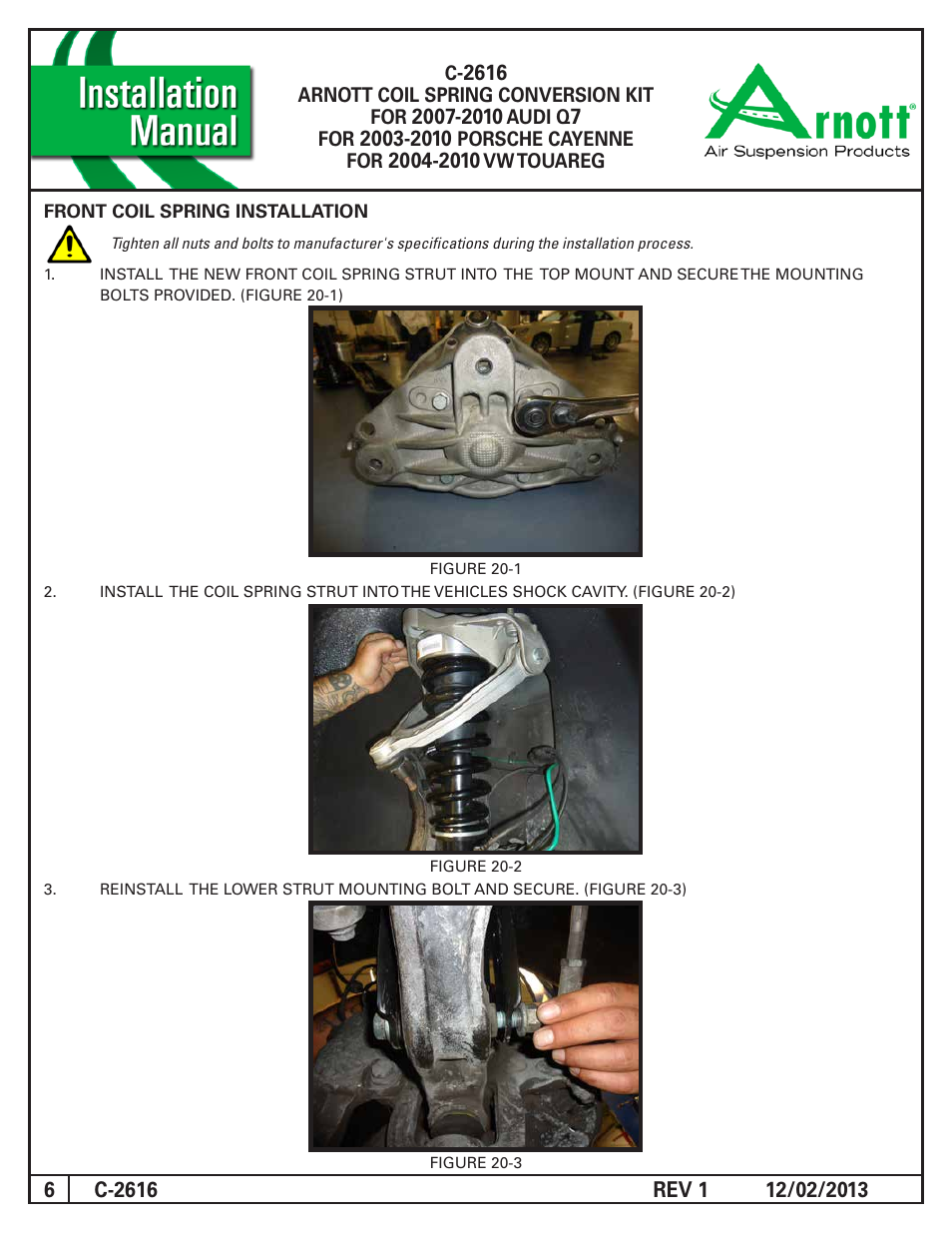 Air Suspension C-2616 REV 1 User Manual | Page 6 / 15