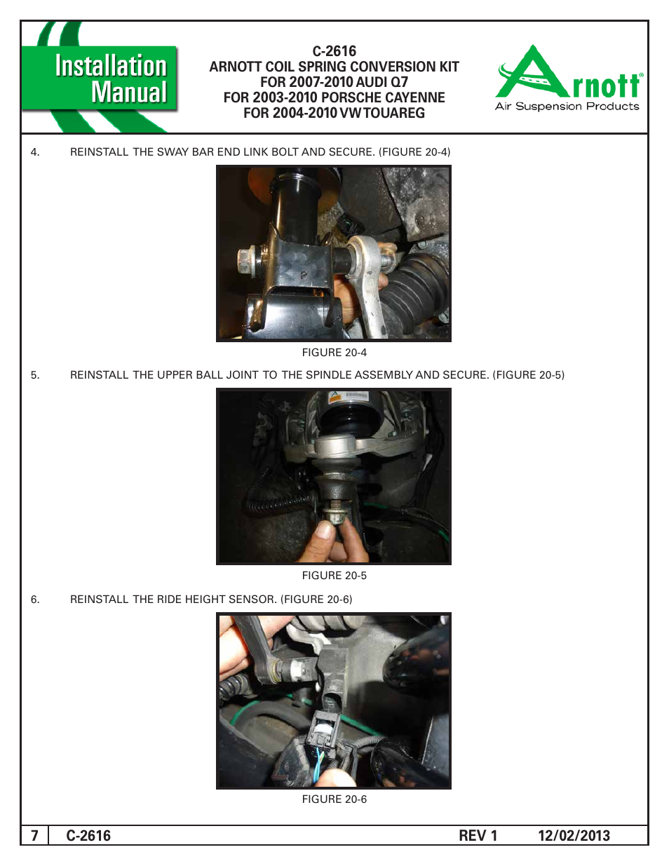 Air Suspension C-2616 REV 1 User Manual | Page 7 / 15