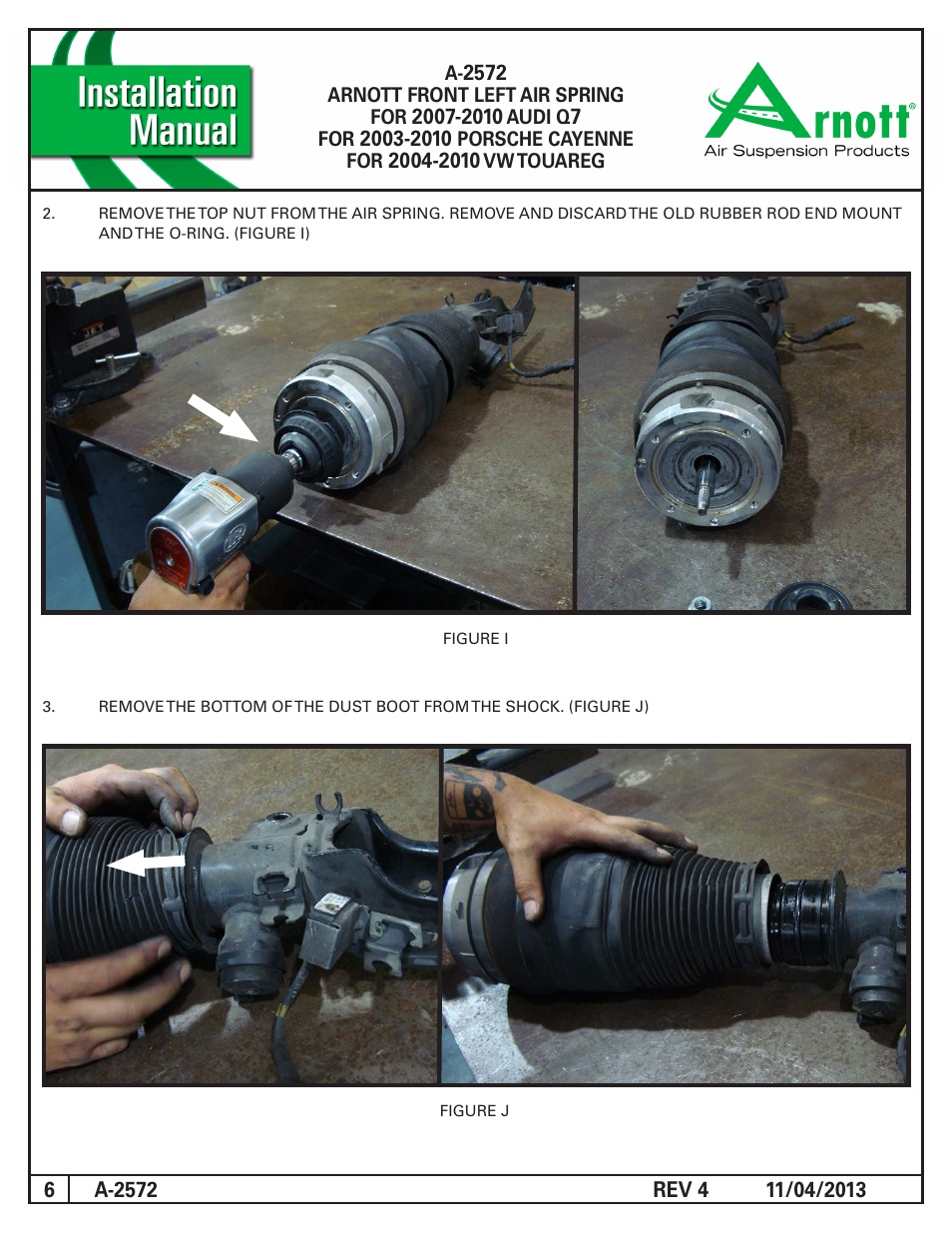 Air Suspension A-2572 REV 4 User Manual | Page 6 / 10