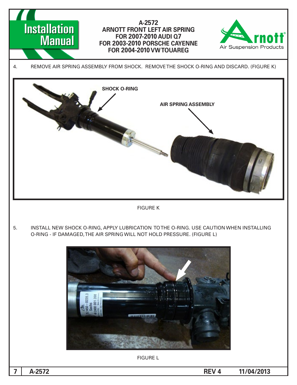 Air Suspension A-2572 REV 4 User Manual | Page 7 / 10