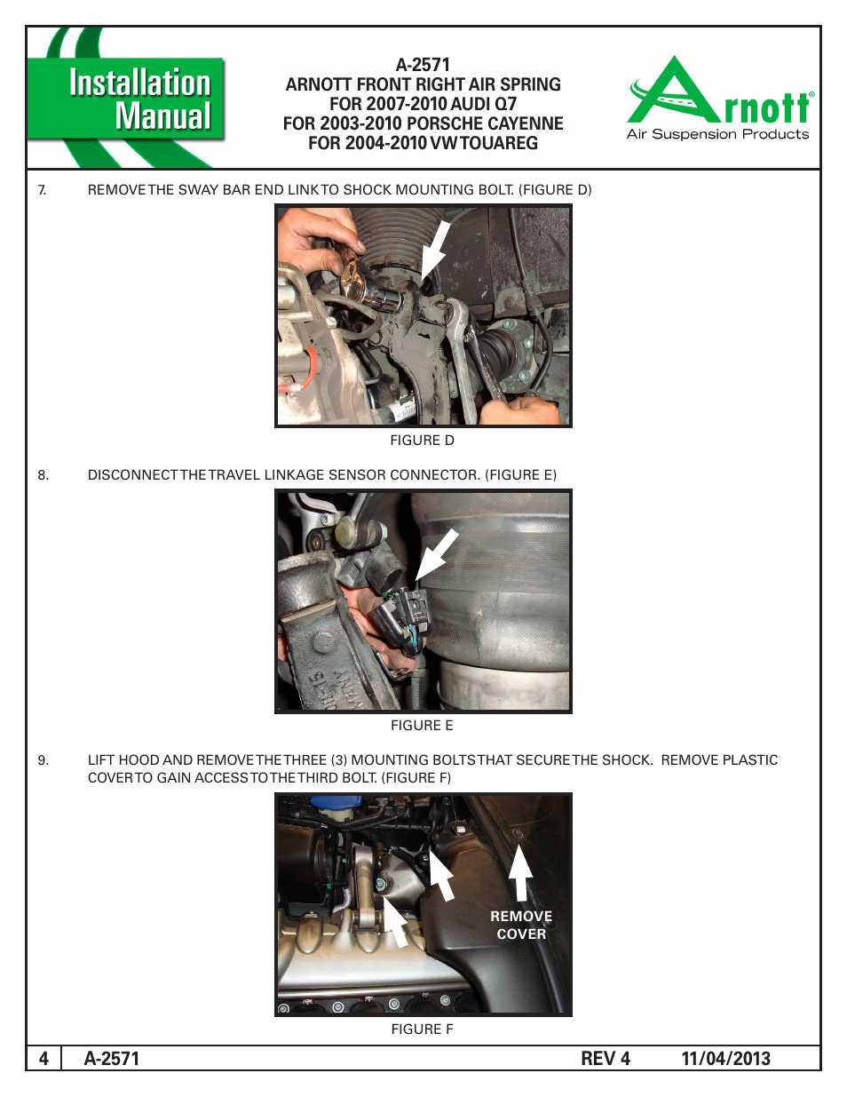 Air Suspension A-2571 REV 4 User Manual | Page 4 / 10