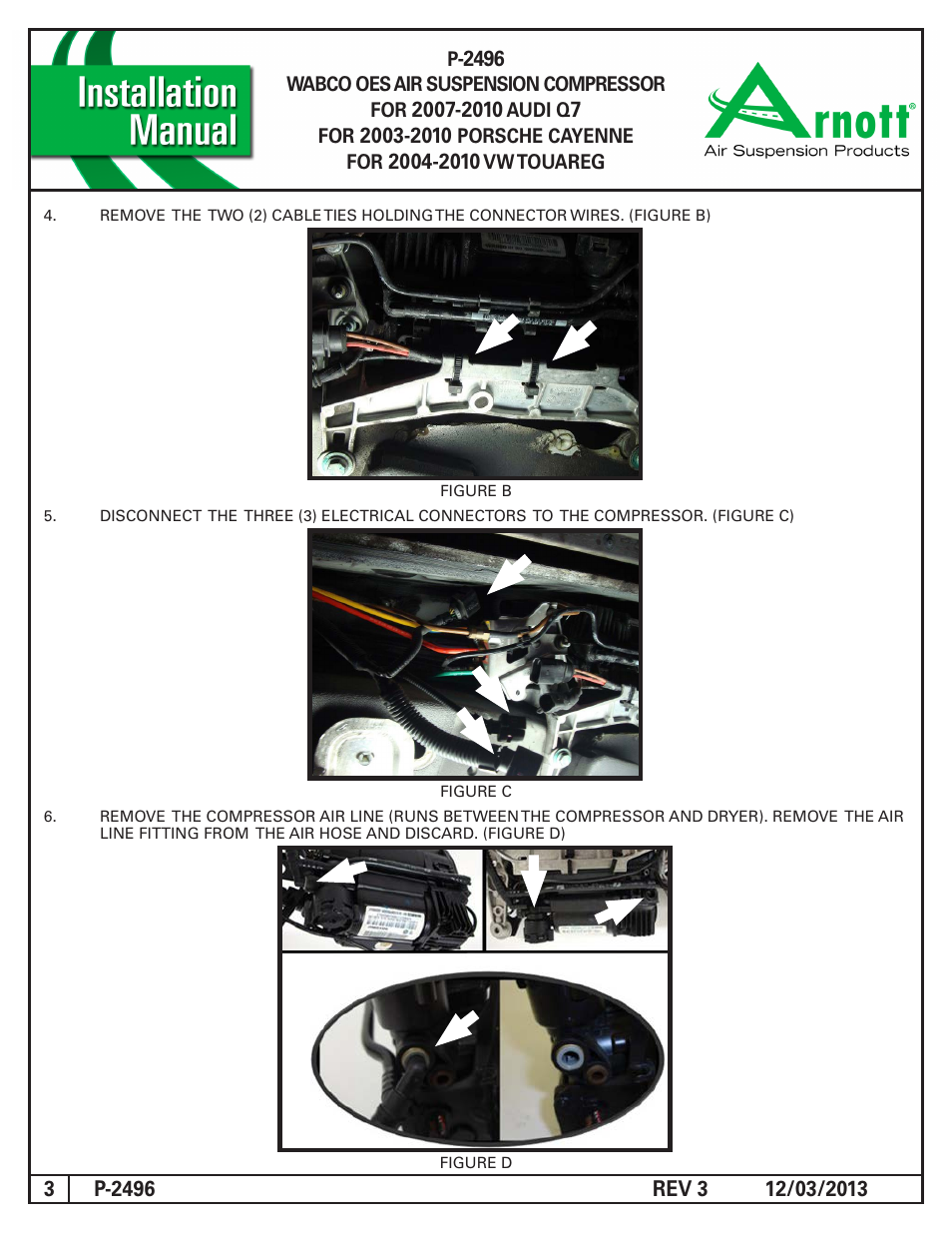 Air Suspension P-2496 REV 3 User Manual | Page 3 / 7