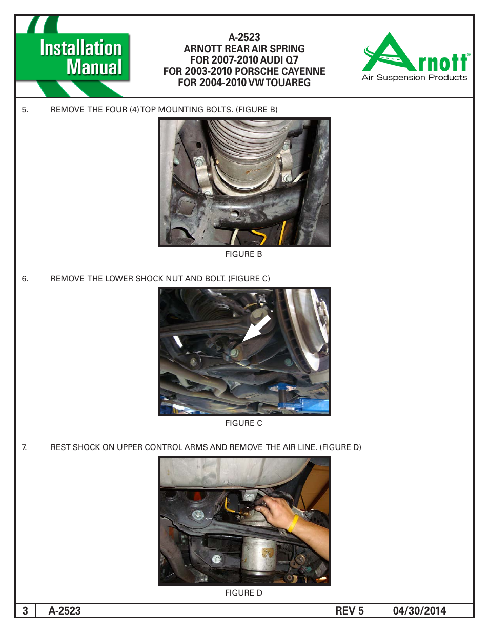 Air Suspension A-2523 REV 5 User Manual | Page 3 / 8