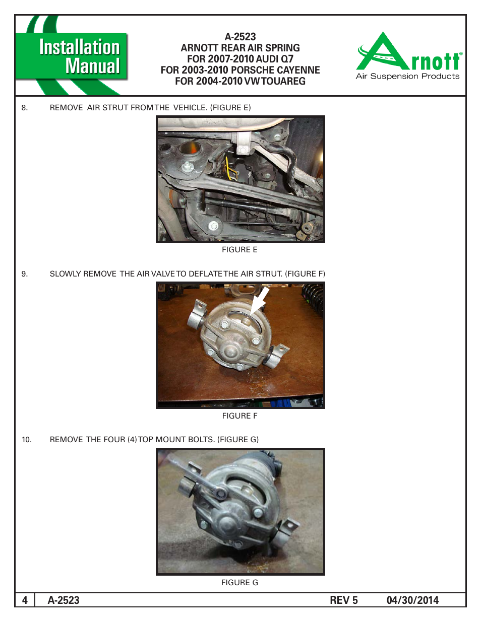 Air Suspension A-2523 REV 5 User Manual | Page 4 / 8