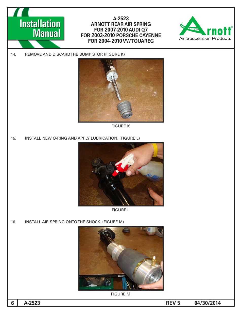 Air Suspension A-2523 REV 5 User Manual | Page 6 / 8