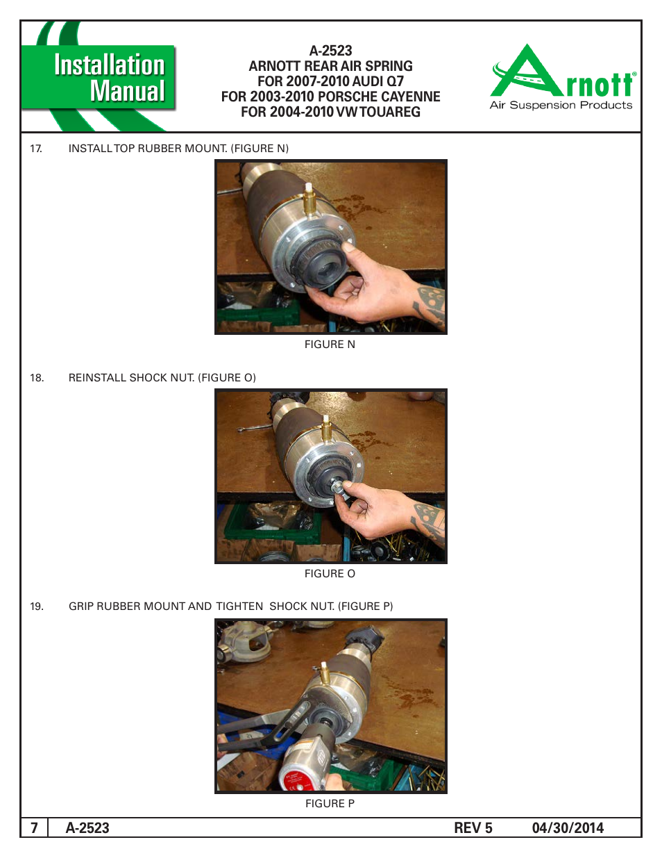 Air Suspension A-2523 REV 5 User Manual | Page 7 / 8