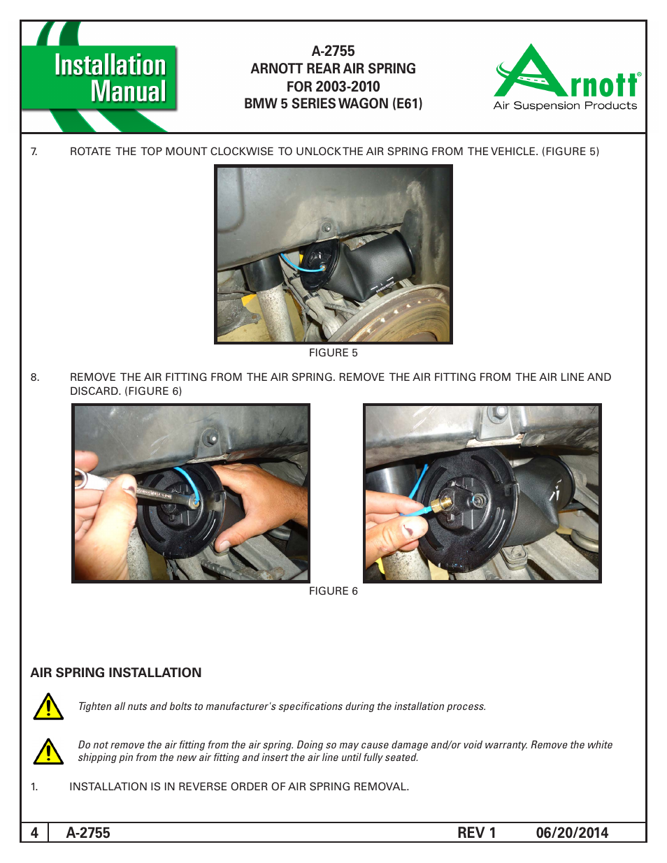 Air Suspension A-2755 REV 1 User Manual | Page 4 / 4