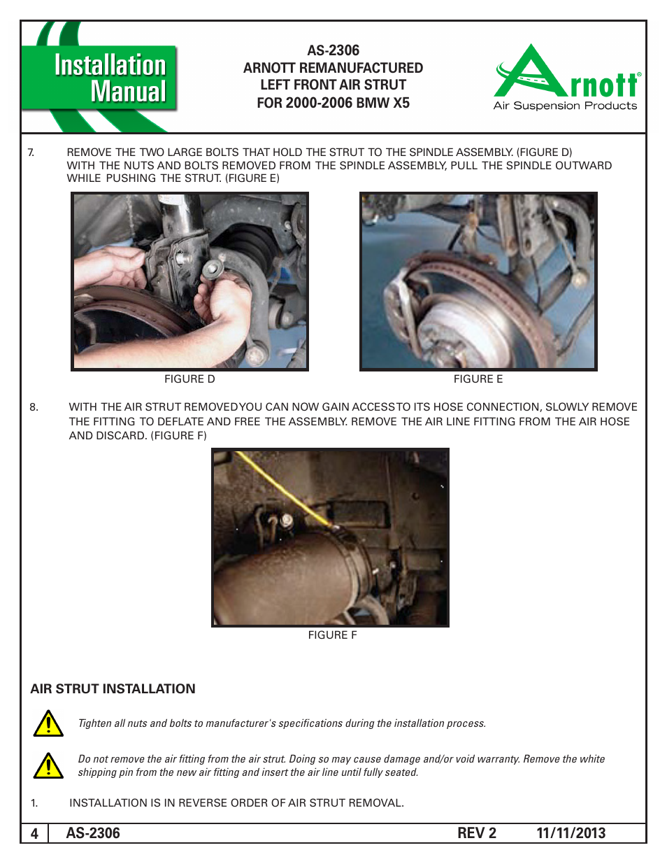 Air Suspension AS-2306 REV 2 User Manual | Page 4 / 4