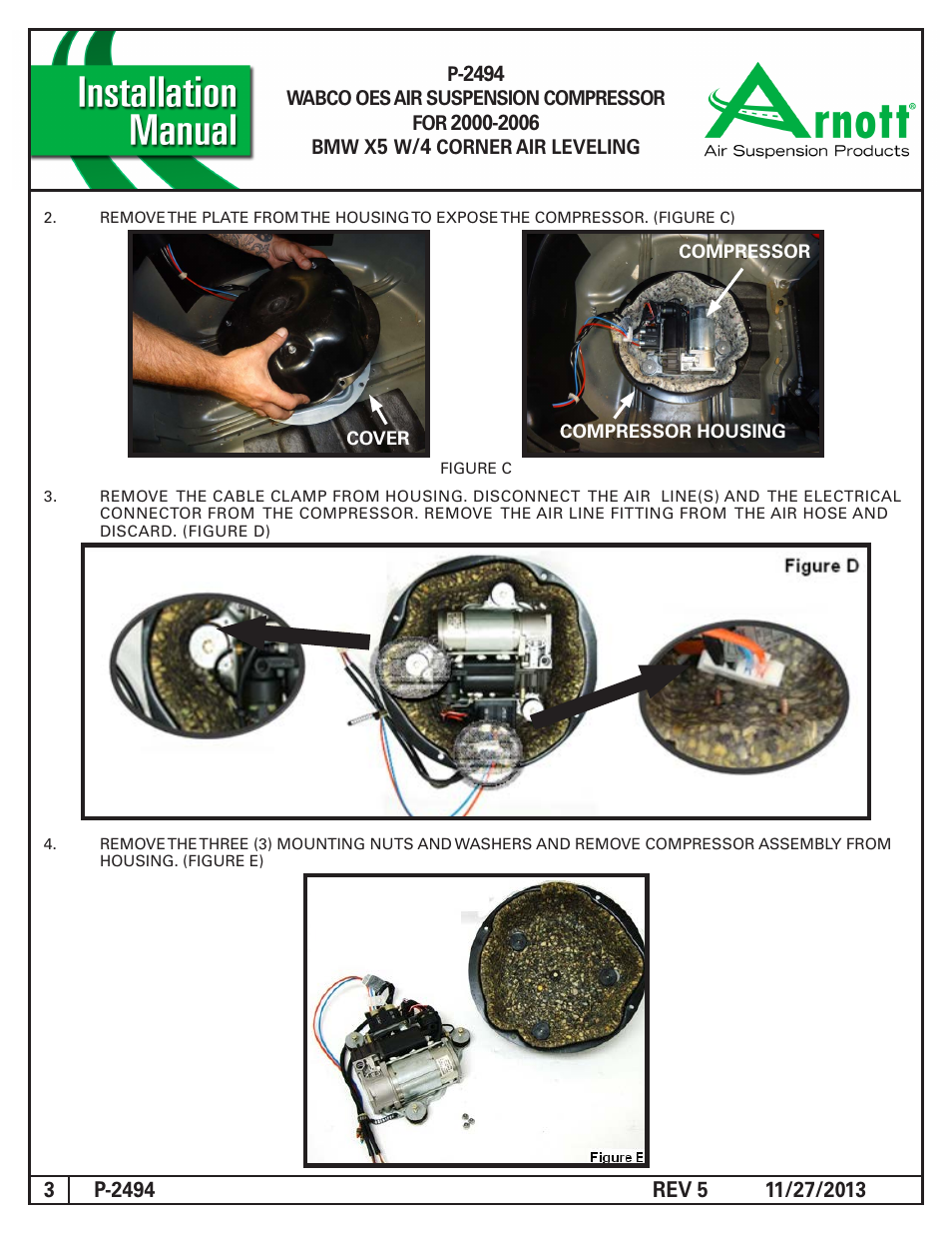 Air Suspension P-2494 REV 5 User Manual | Page 3 / 6