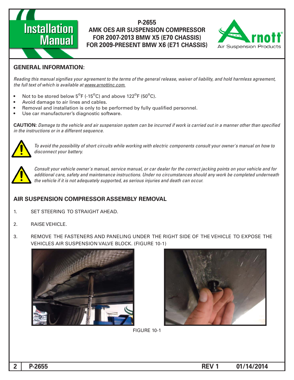 Air Suspension P-2655 REV 1 User Manual | Page 2 / 7