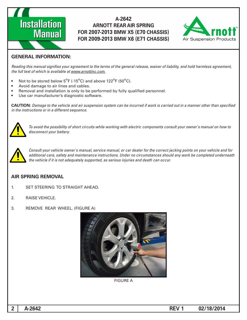 Air Suspension A-2642 REV 1 User Manual | Page 2 / 5