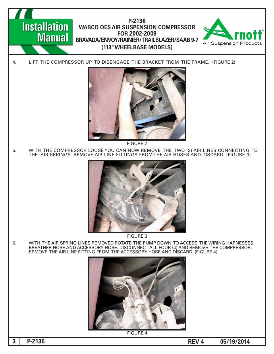 Air Suspension P-2136 REV 4 User Manual | Page 3 / 5