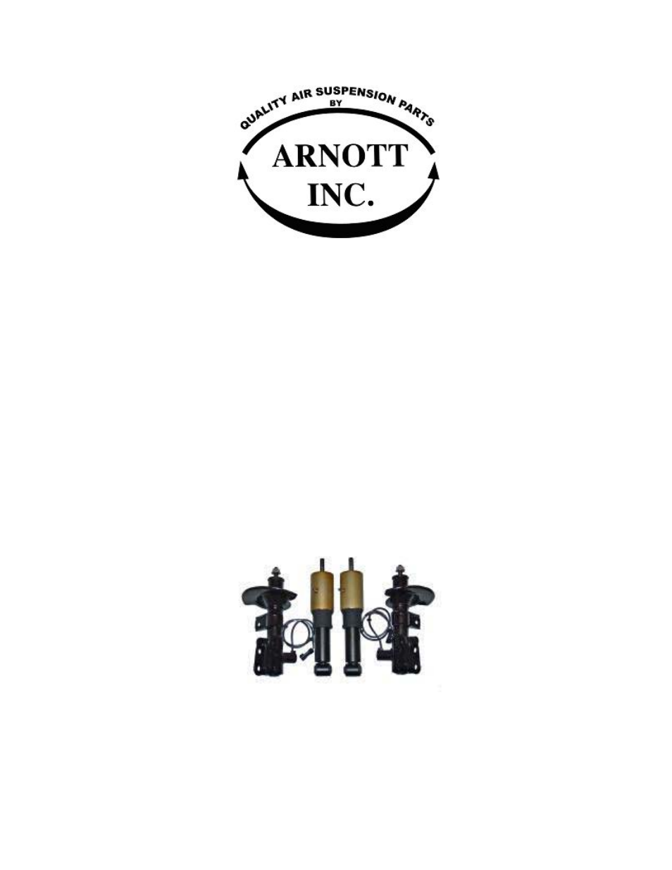 Air Suspension 93,95,96,97-CF Cadillac Front/Rear Shock Kit User Manual | 7 pages